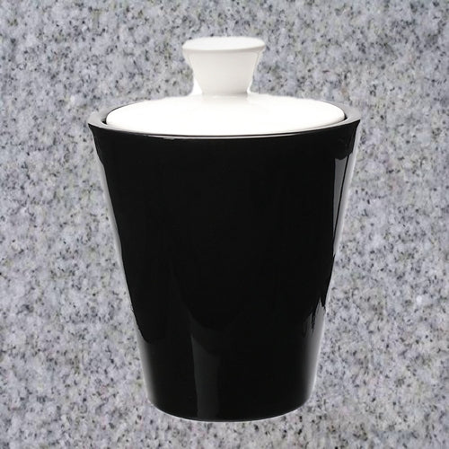 Savinelli: CERAMIC TOBACCO JAR - BLACK & WHITE