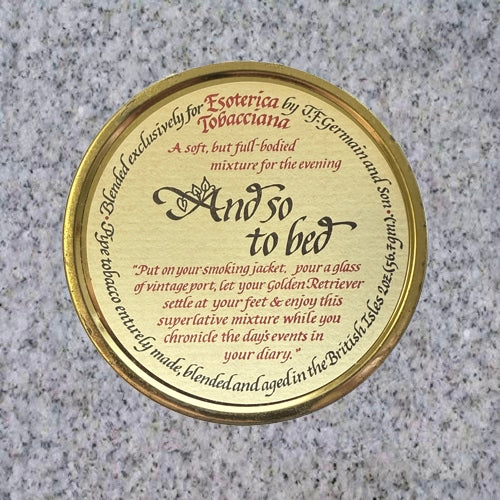 Esoterica: AND SO TO BED 2001 - C