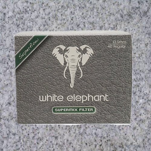 White Elephant 9mm Filters- Supermix - Box of 40