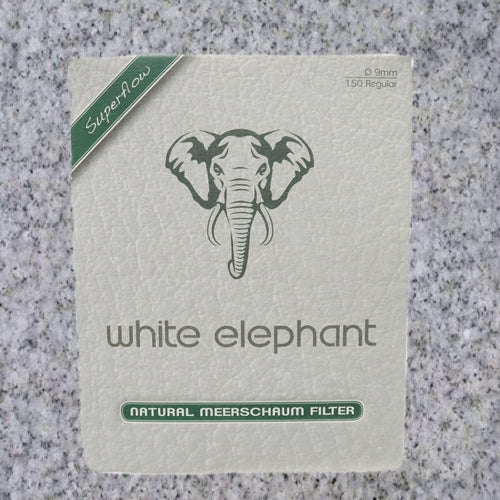 White Elephant 9mm Filters- Meerschaum - Box of 150