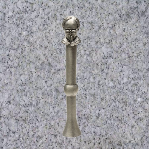 Peterson: PEWTER &quot;THINKING MAN&quot; PIPE TAMPER