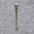 Peterson: PEWTER "THINKING MAN" PIPE TAMPER