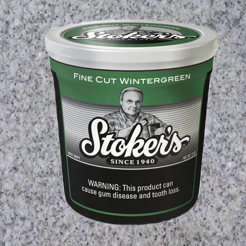 Stoker&#39;s: FINE CUT WINTERGREEN 12oz Tub