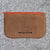 Eric Stokkebye: 4TH GENERATION LEATHER ZIPPER POUCH - BROWN - 4Noggins.com