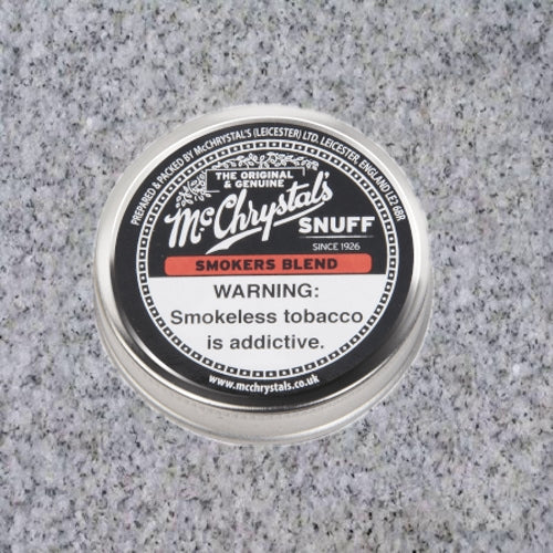 McChrystal&#39;s: SMOKER&#39;S BLEND SNUFF 5g Tin