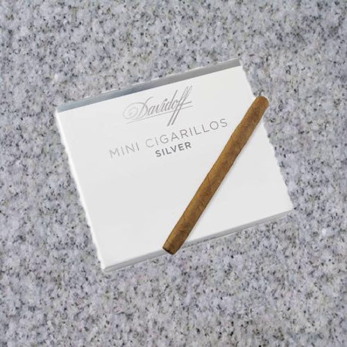 Davidoff of Geneva: MINI CIGARILLOS SILVER (3 1/2&quot; X 20)
