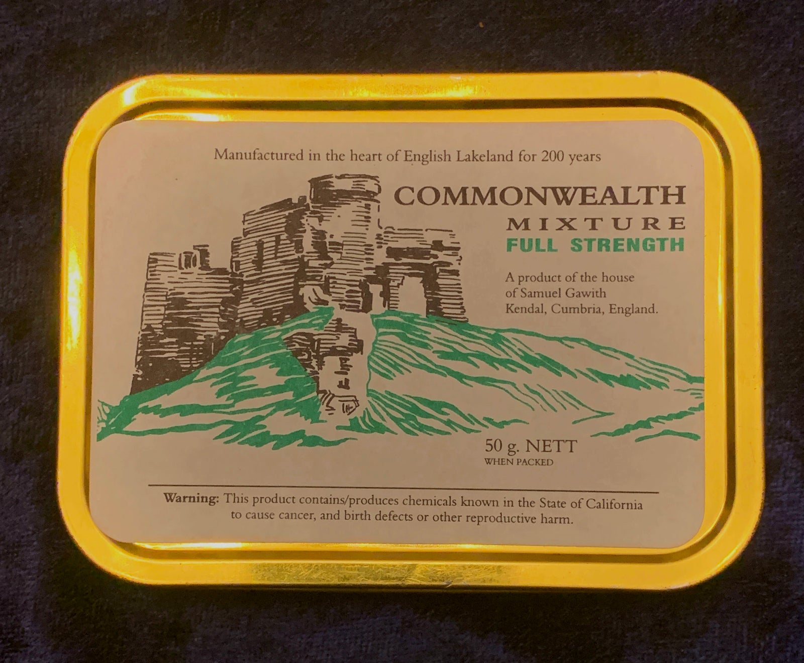 Samuel Gawith: COMMONWEALTH MIXTURE 50g 2003 - C - 4Noggins.com