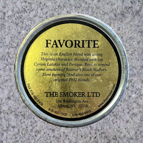 The Smoker Ltd.: FAVORITE 50g 1992 - C