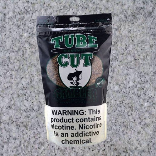 Gambler: TUBE CUT BAG MENTHOL 8oz