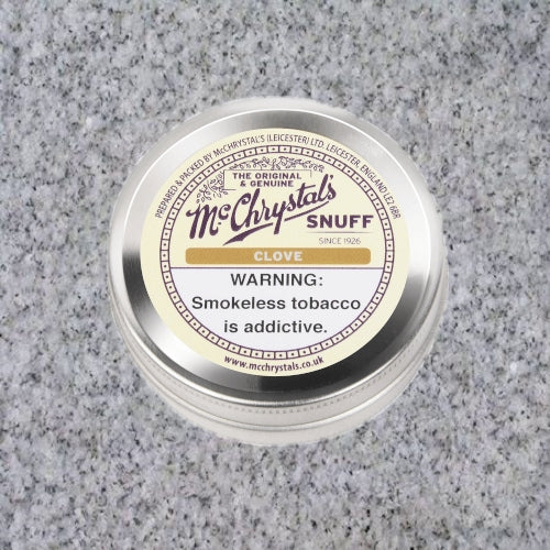 McChrystal&#39;s: CLOVE SNUFF 8g (.28oz) Tin