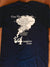 4Noggins Apparel:  NAVY COTTON T-SHIRT - 4Noggins.com