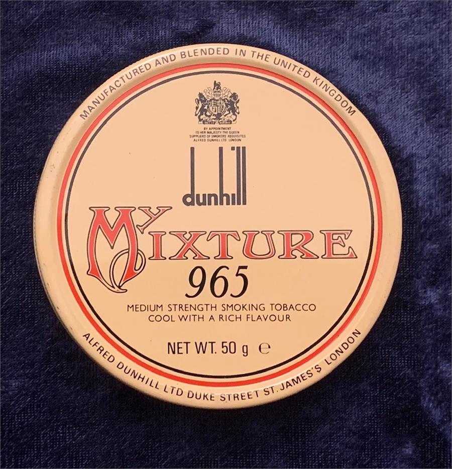 Dunhill: MY MIXTURE 965 50g 1976 - C - 4Noggins.com