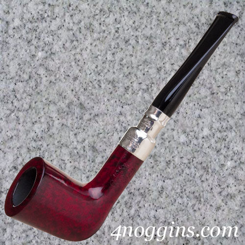 Peterson: Red Silver Spigot (120) Fishtail - 4Noggins.com