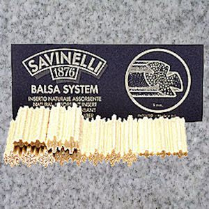 Savinelli: 9mm BALSA SYSTEM FILTERS - 4Noggins.com