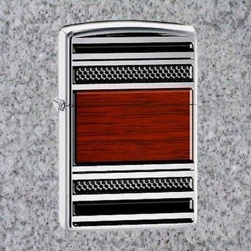 ZIPPO PIPE LIGHTER - STEEL AND WOOD - 4Noggins.com